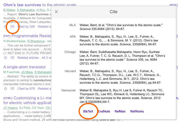 onduidelijk Brawl vervormen Creating Bibliographies in LaTeX — VOLT Virtual Online Library Tutorials