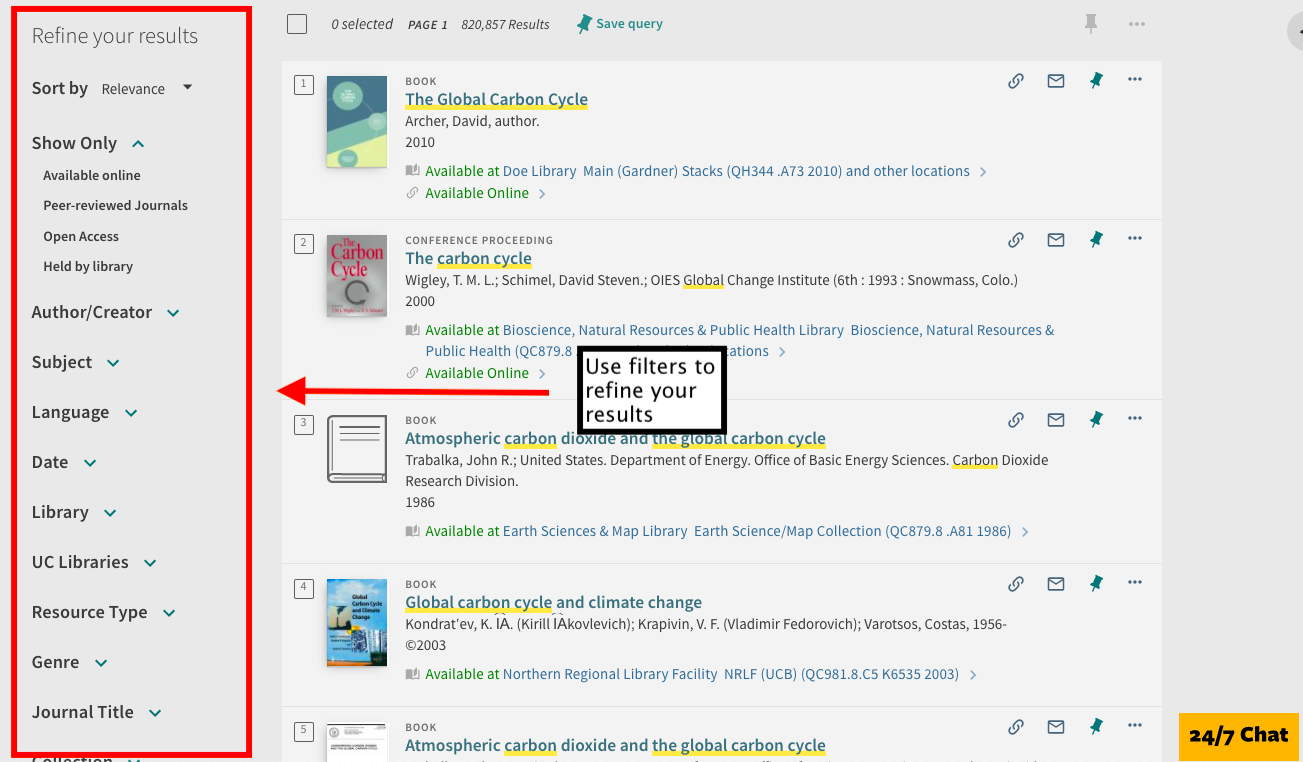 UC Library Search